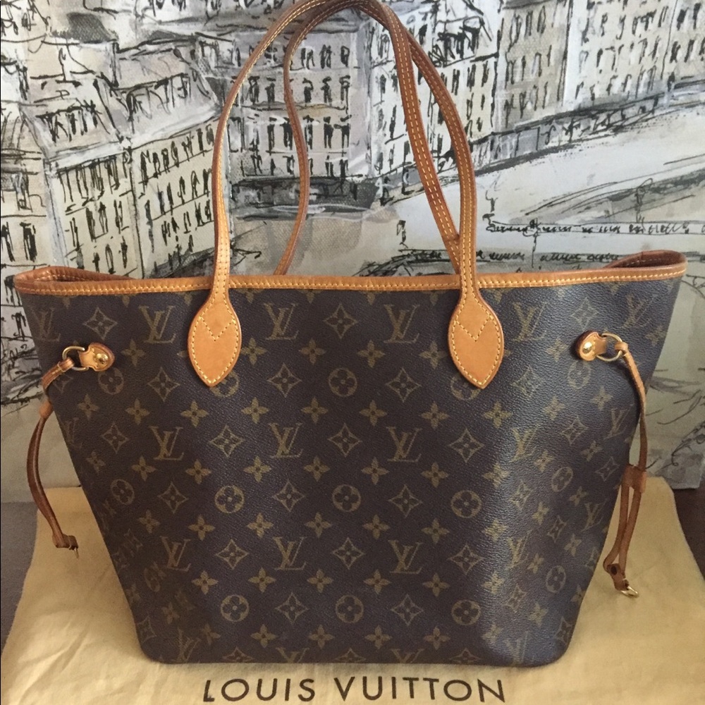 Sold on Mercari Auth Louis Vuitton Neverfull MM